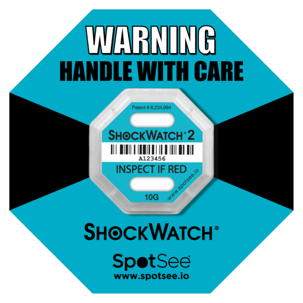 Spotsee ShockWatch 2 - Logistics Shock Indicator
