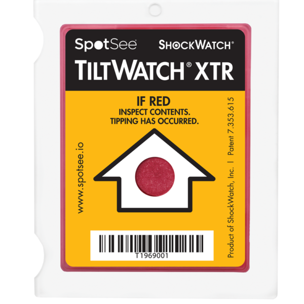Spotsee TiltWatch XTR - Logistics Tilt Indiactor