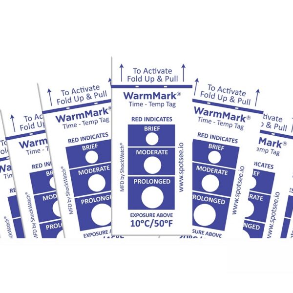 Spotsee WarmMark Short-Run -Logistics Temperature Indicator